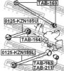FEBEST TAB-169 Control Arm-/Trailing Arm Bush
